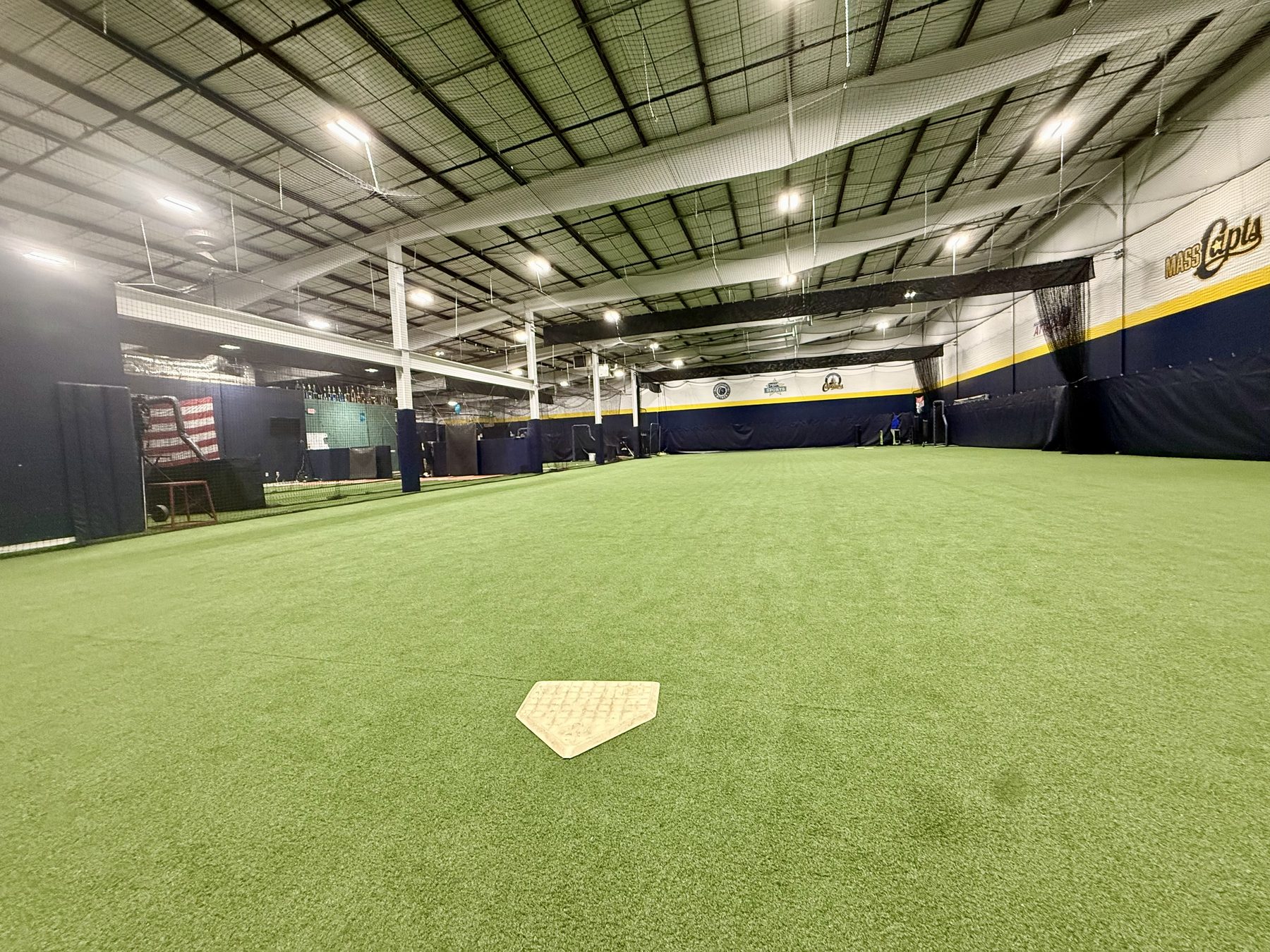 Home plate on the 781 turf