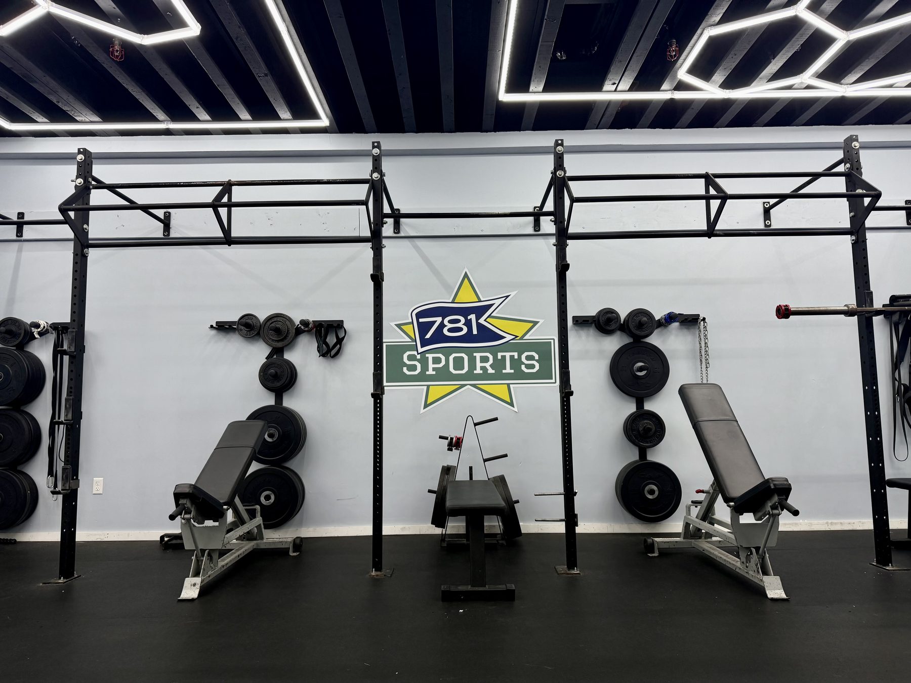 The 781 Sports weight room