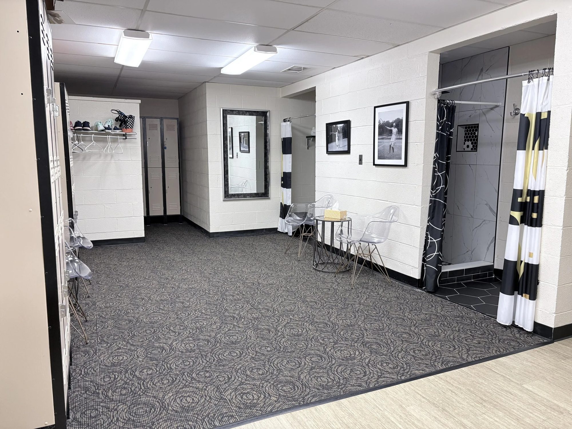 The locker room